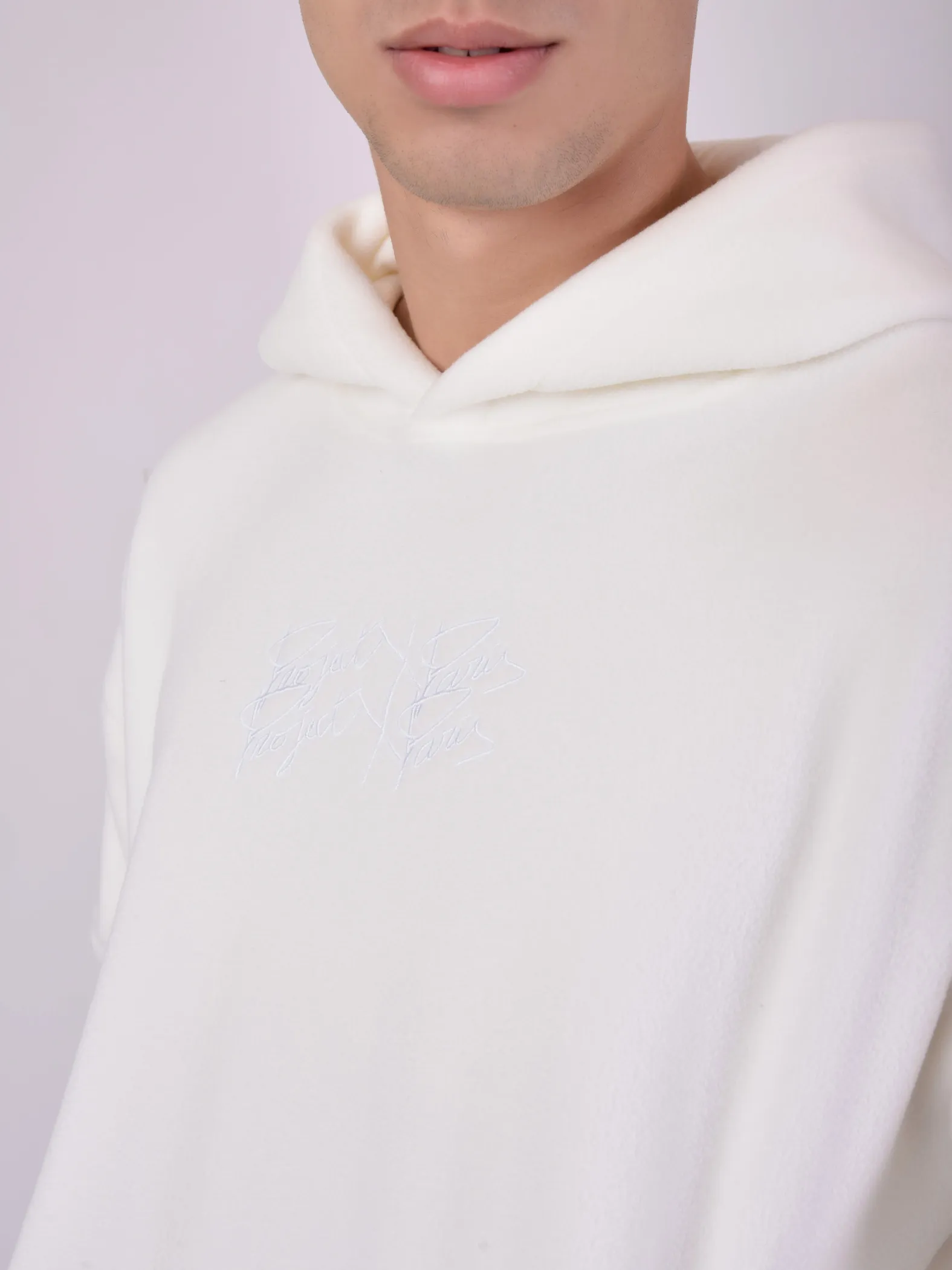 Sudadera con capucha y doble logotipo
