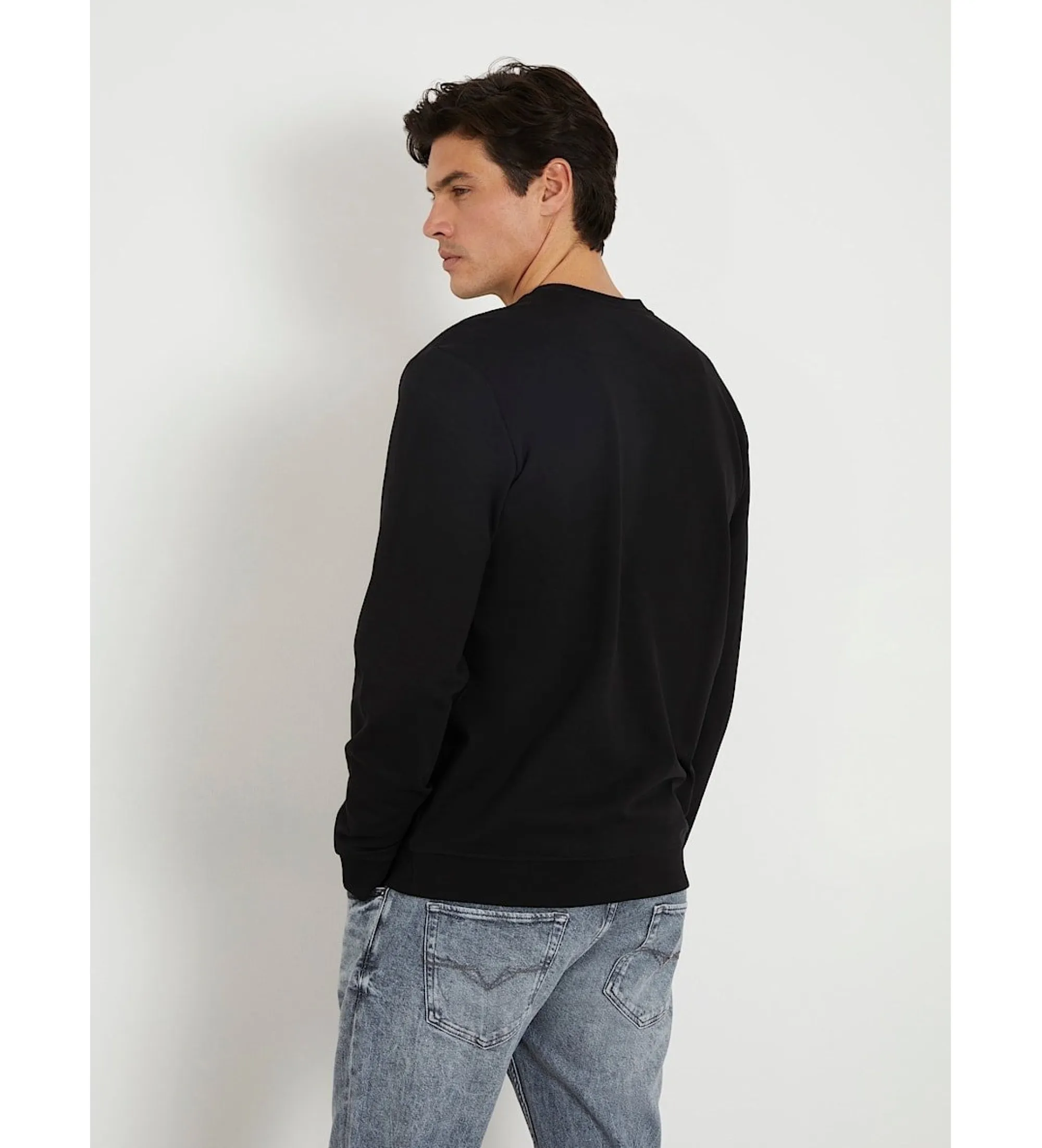 Sudadera con tríangulo logo negro