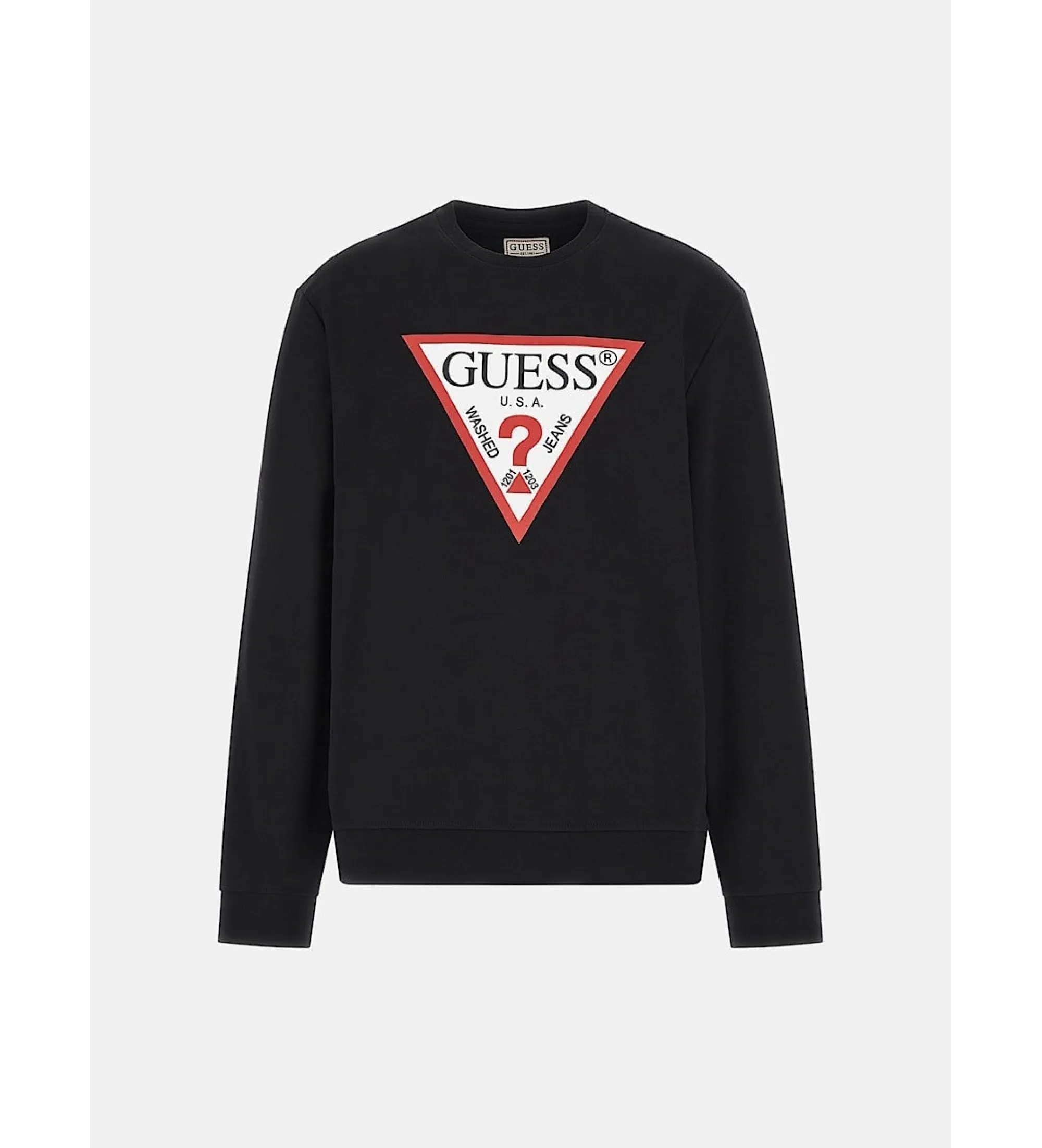 Sudadera con tríangulo logo negro
