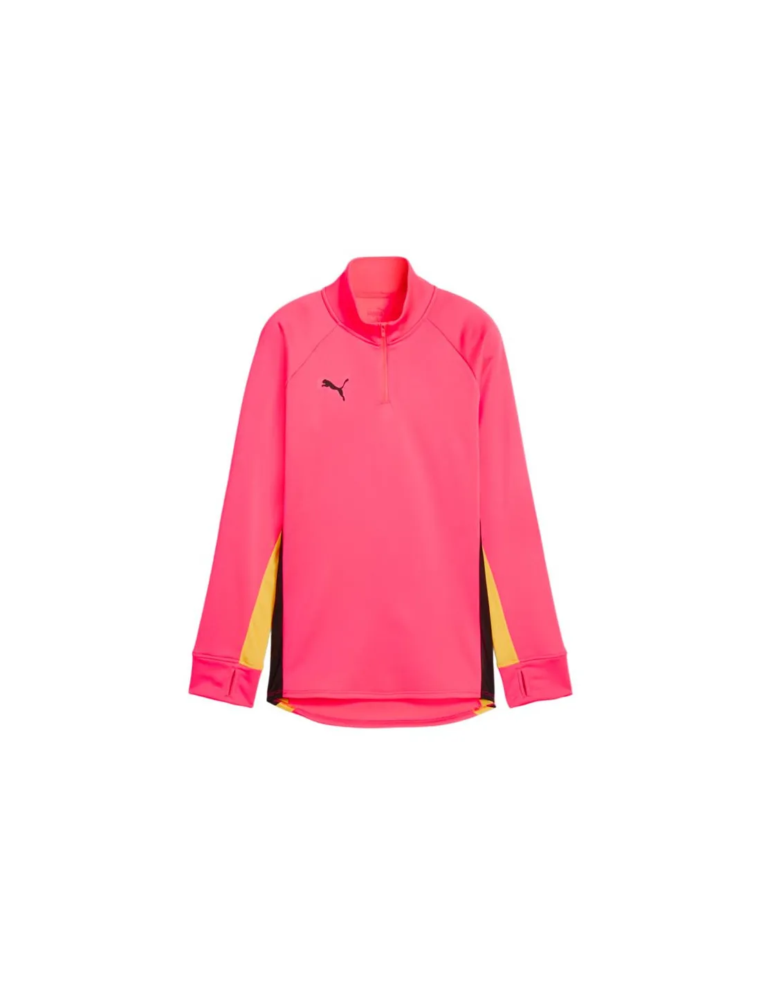 Sudadera de Fútbol Puma individualBLAZE 1/4 Zip Naranja Mujer