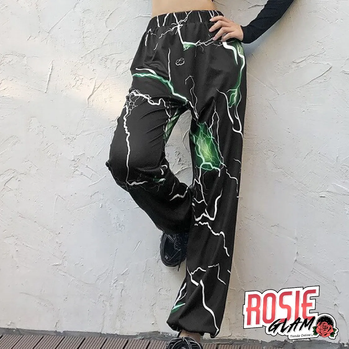SUDADERA RAYOS VERDES  ROSIEGLAM