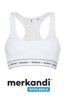 SUJETADOR AL POR MAYOR PARA MUJER GUESS  TALLA S A XL, DISPONIBLE EN BLANCO