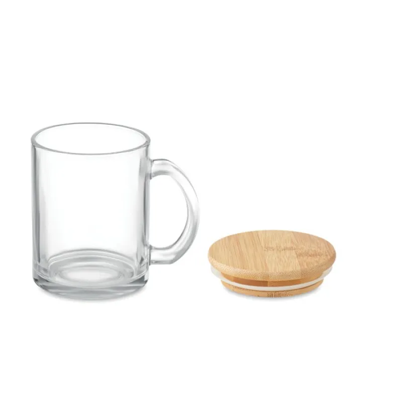 Taza de vidrio reciclado 300 ml. Celestial