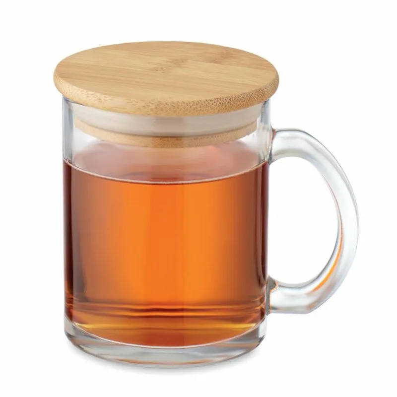 Taza de vidrio reciclado 300 ml. Celestial