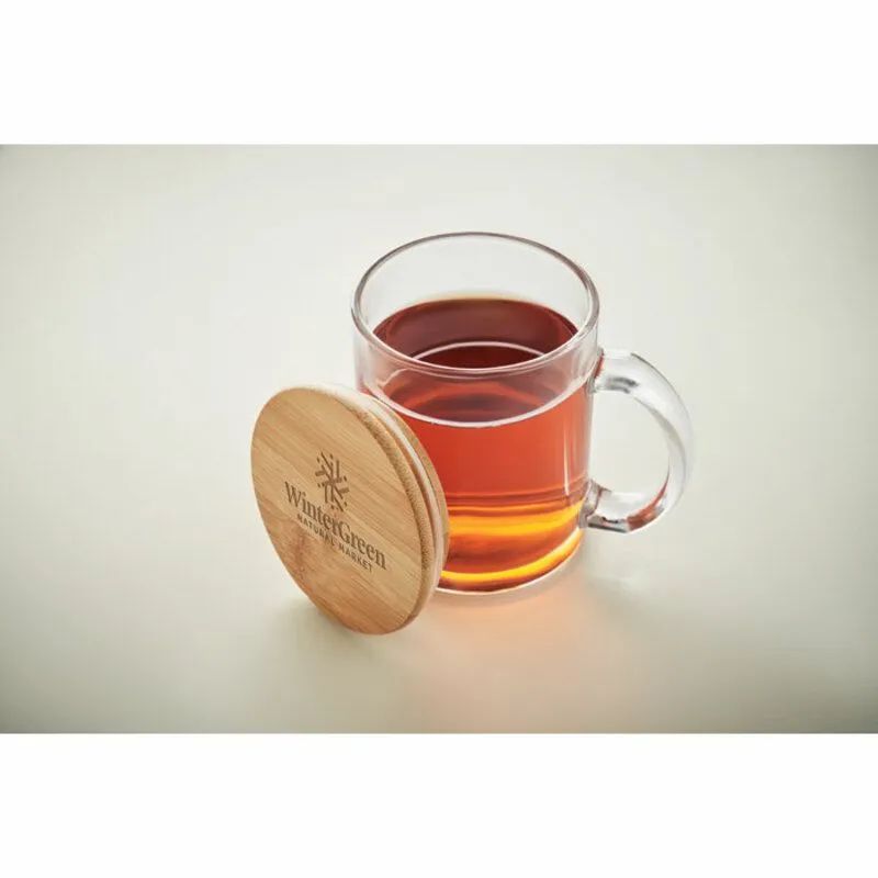 Taza de vidrio reciclado 300 ml. Celestial