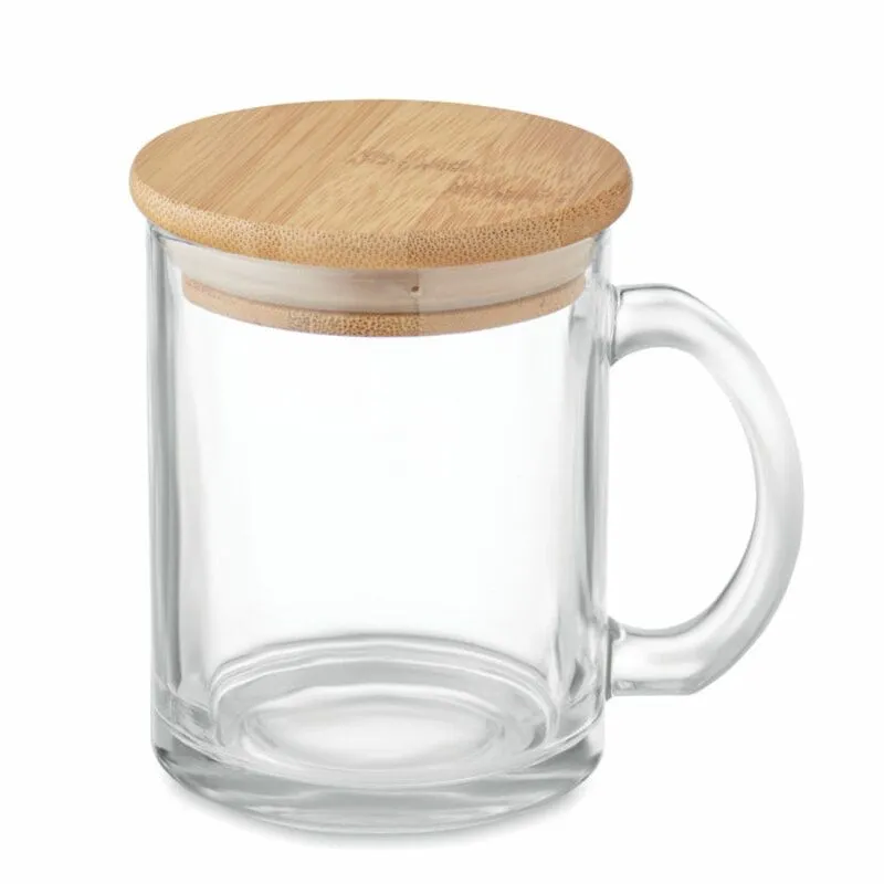 Taza de vidrio reciclado 300 ml. Celestial