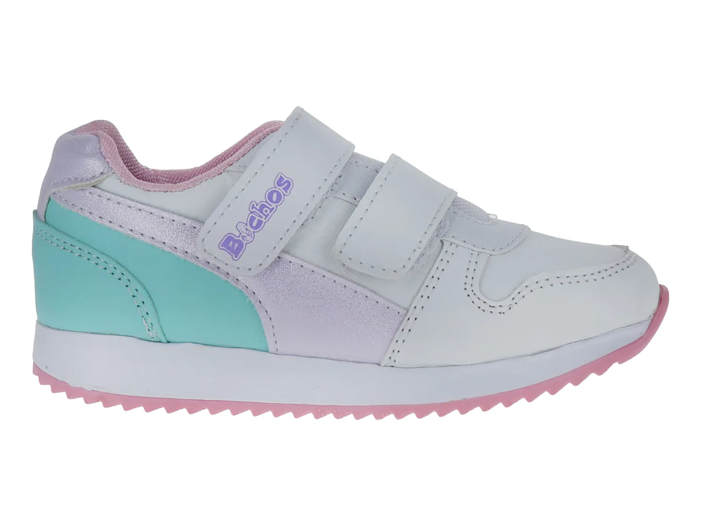 Tenis Bichos 2722  Blanco Para Niña