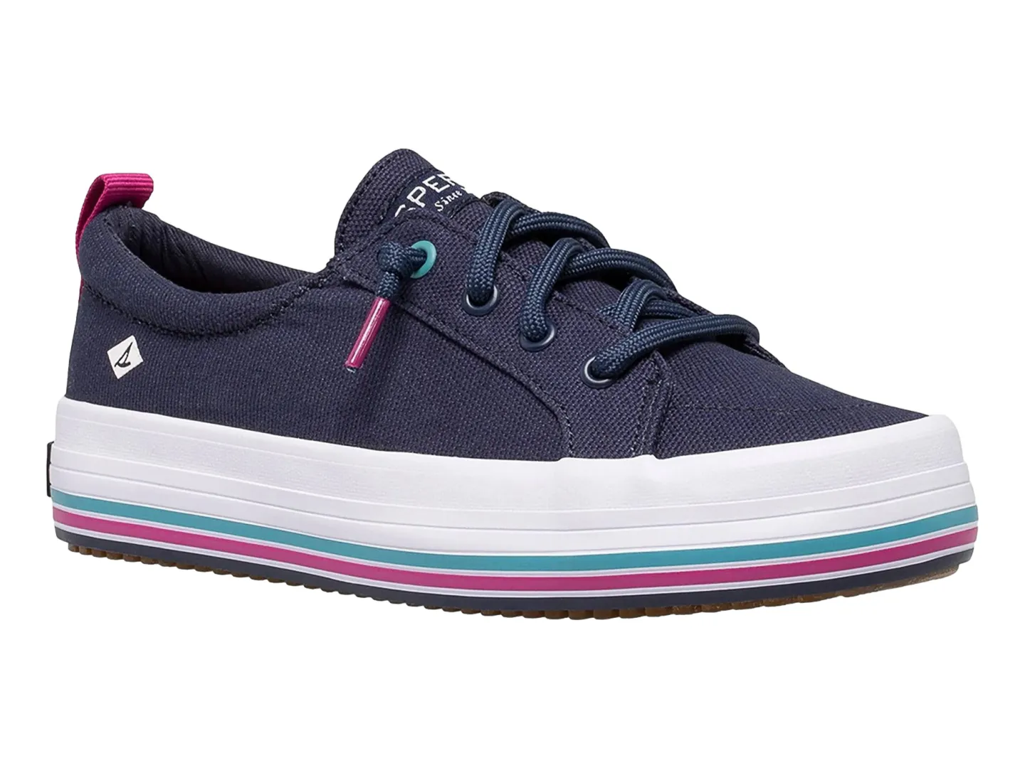 Tenis Sperry Crest Vibe Azul Para Niña