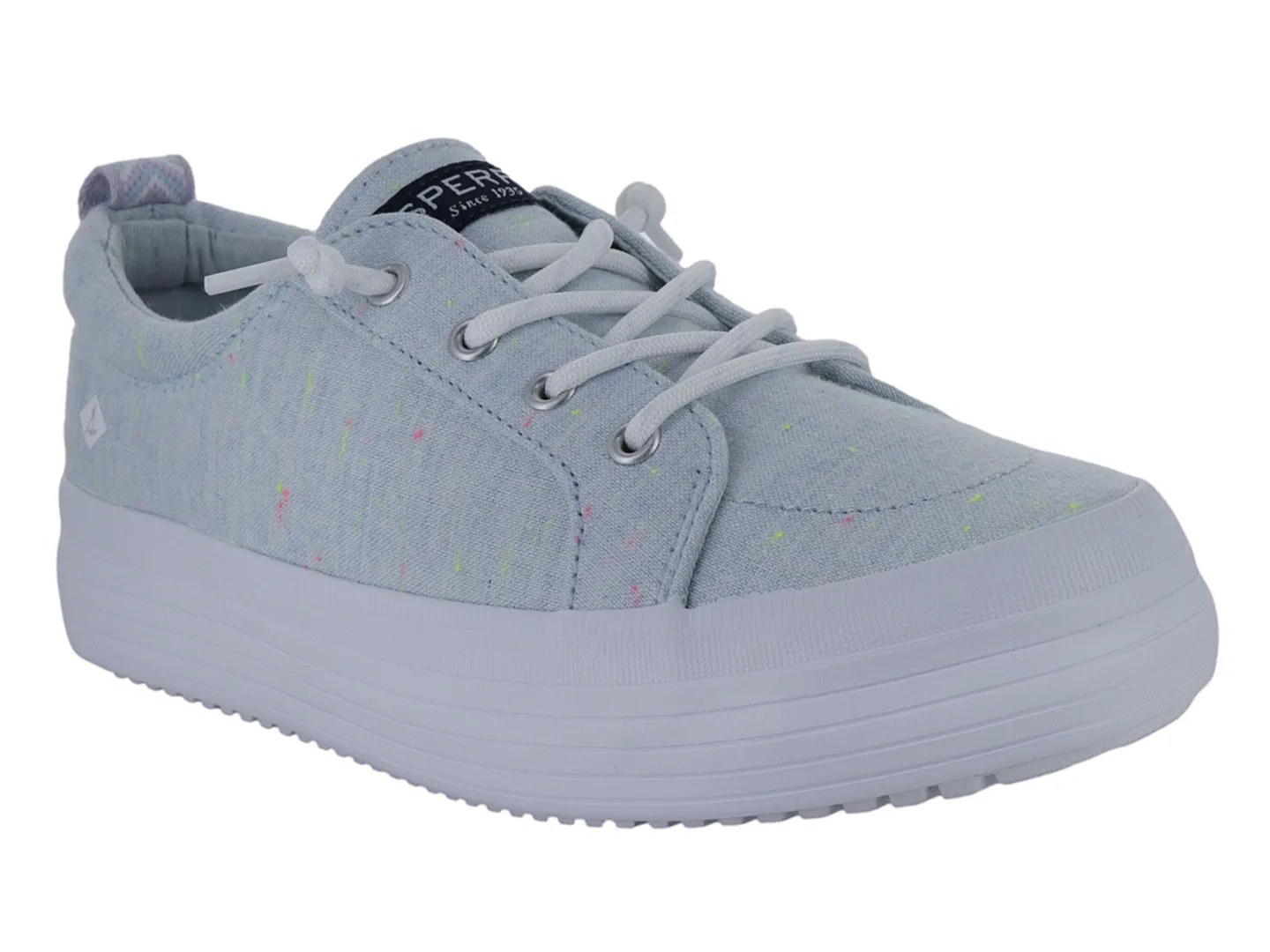 Tenis Sperry Platform Azul Para Niña