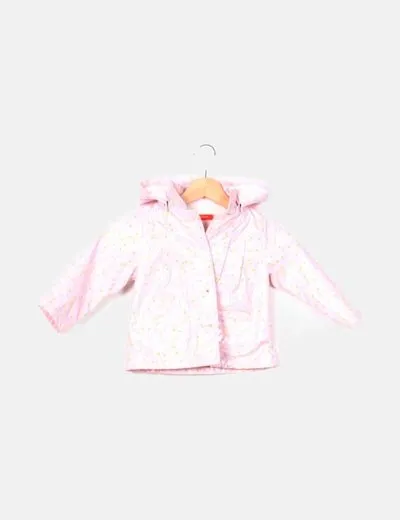 Tissaia Impermeable rosa estampado