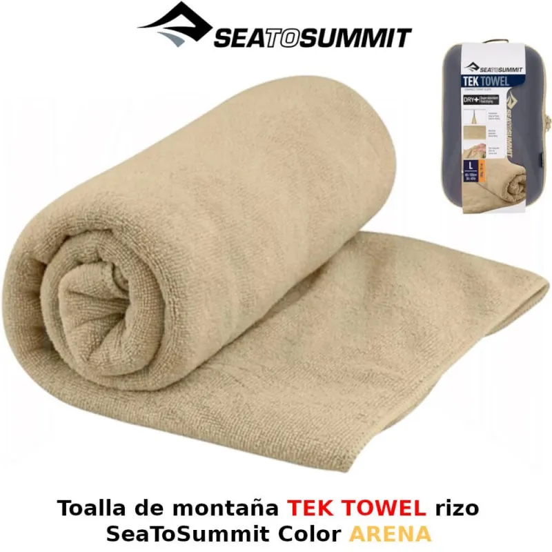 Toalla de montaña TEK TOWEL rizo SeaToSummit