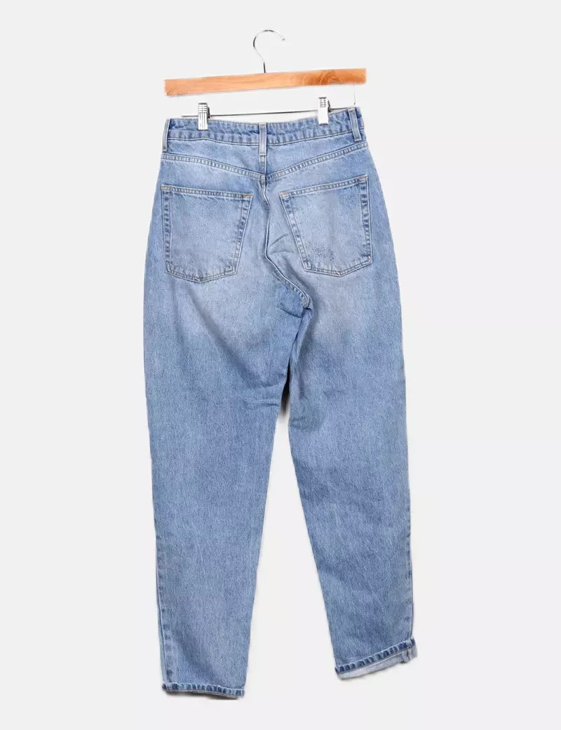 Topshop Pantalón denim con rotos