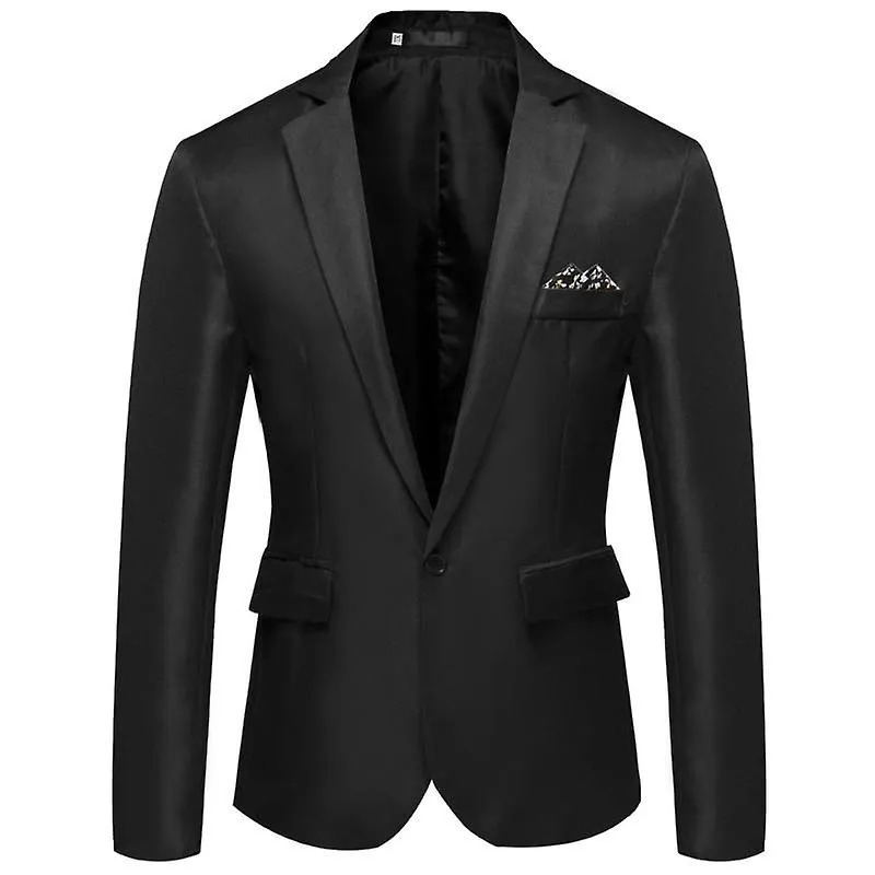 Traje casual delgado de un solo pecho para hombres