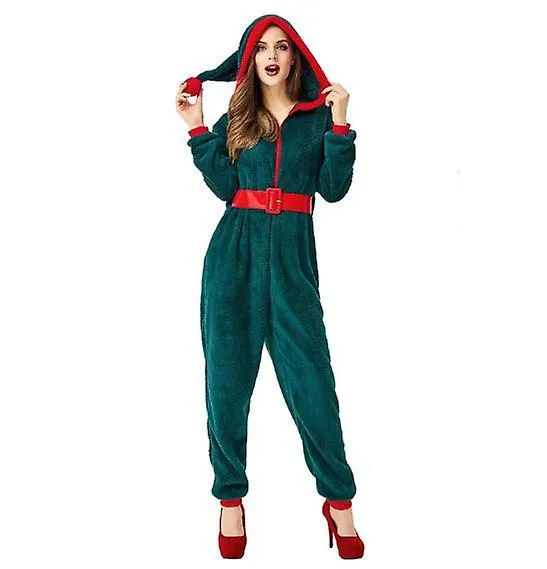 Traje de Navidad con capucha de Miman Women