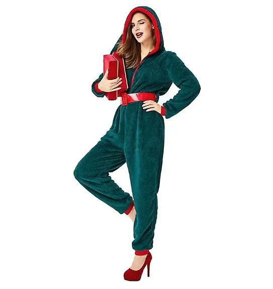 Traje de Navidad con capucha de Miman Women