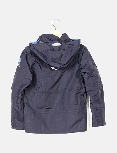 Tribord Chaqueta impermeable azul marino