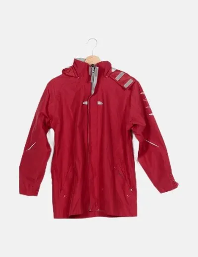 Tribord Chaqueta roja impermeable