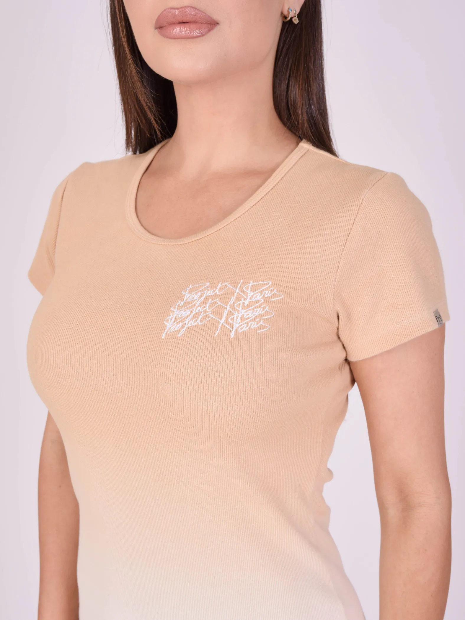 Vestido básico con triple logotipo