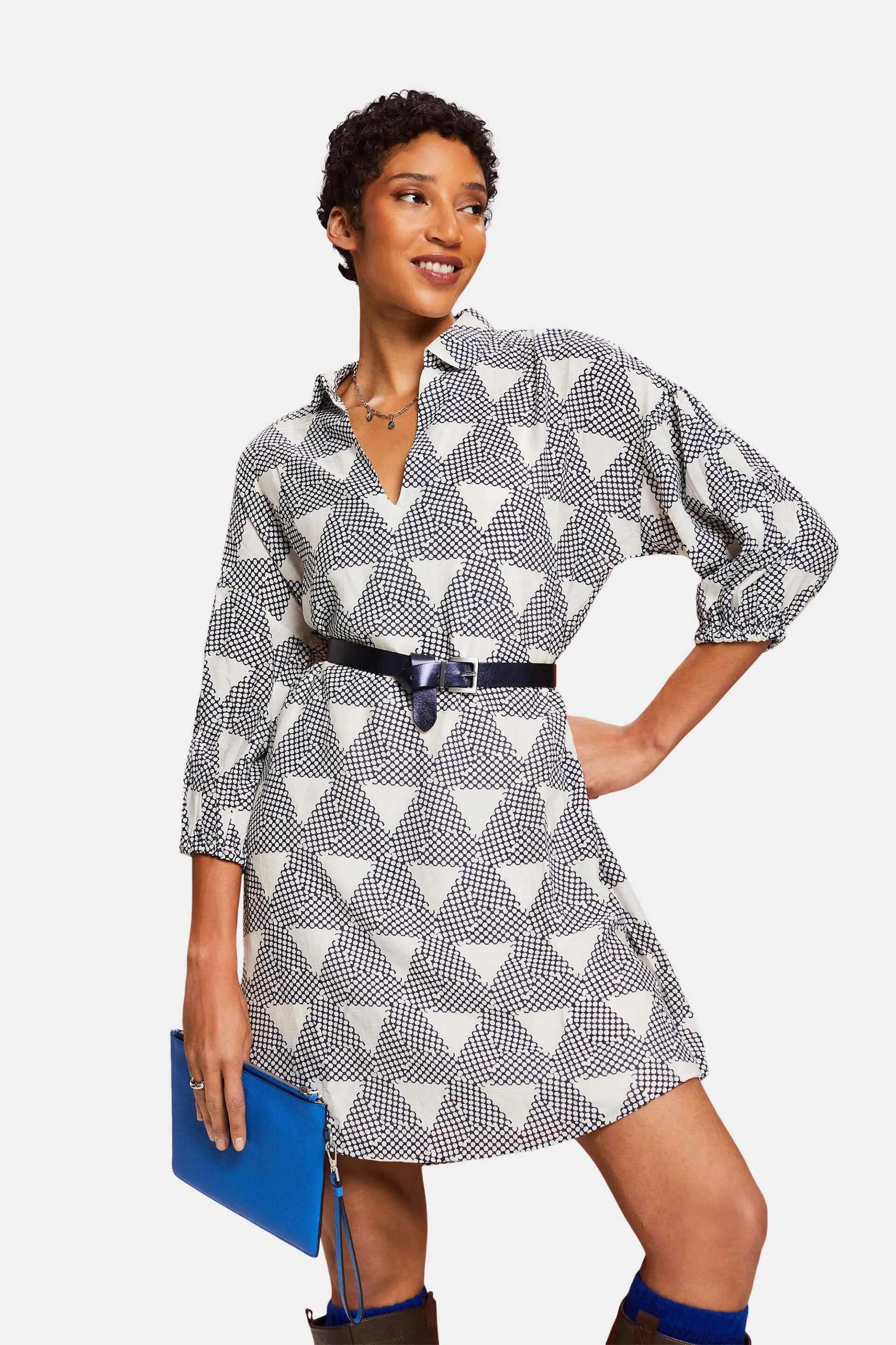 Vestido con estampado, LENZING™ ECOVERO™