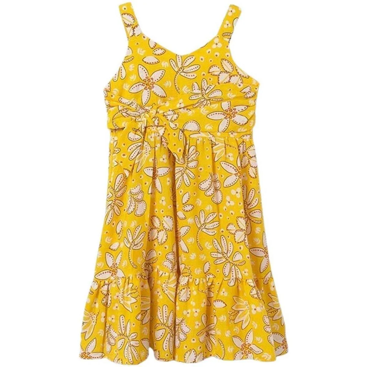 Vestido lazo estampado
