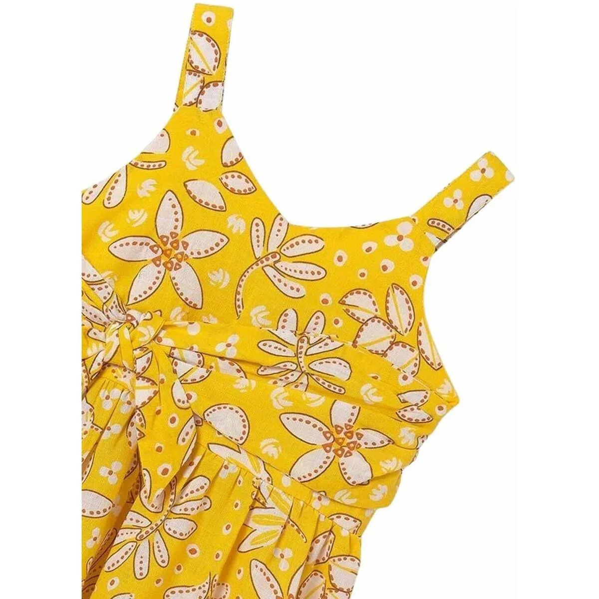 Vestido lazo estampado