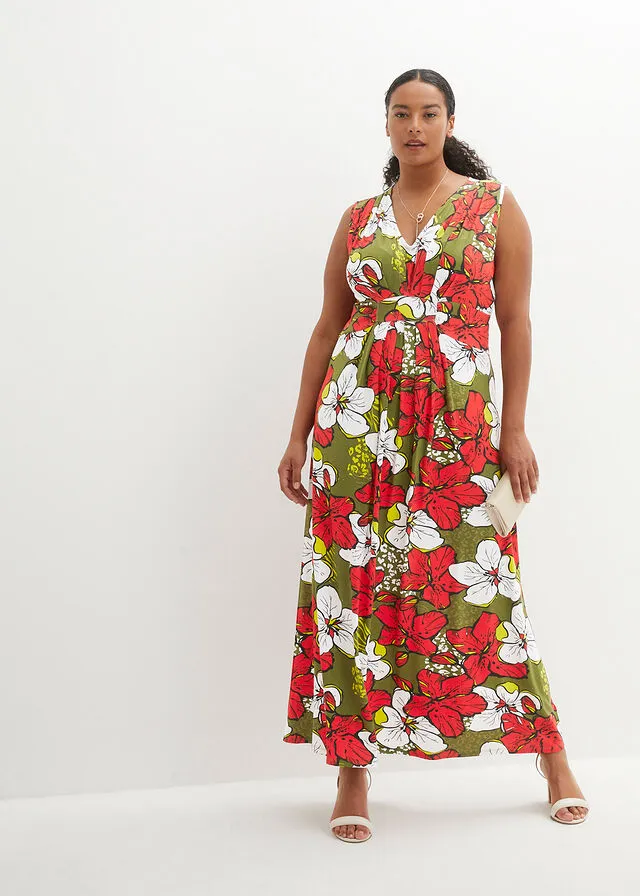 Vestido Marrón estampado