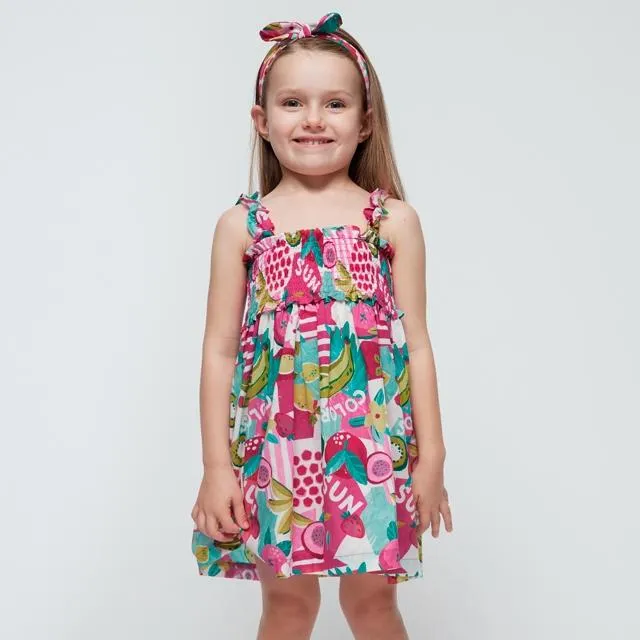 Vestido niña con diadema Mayoral