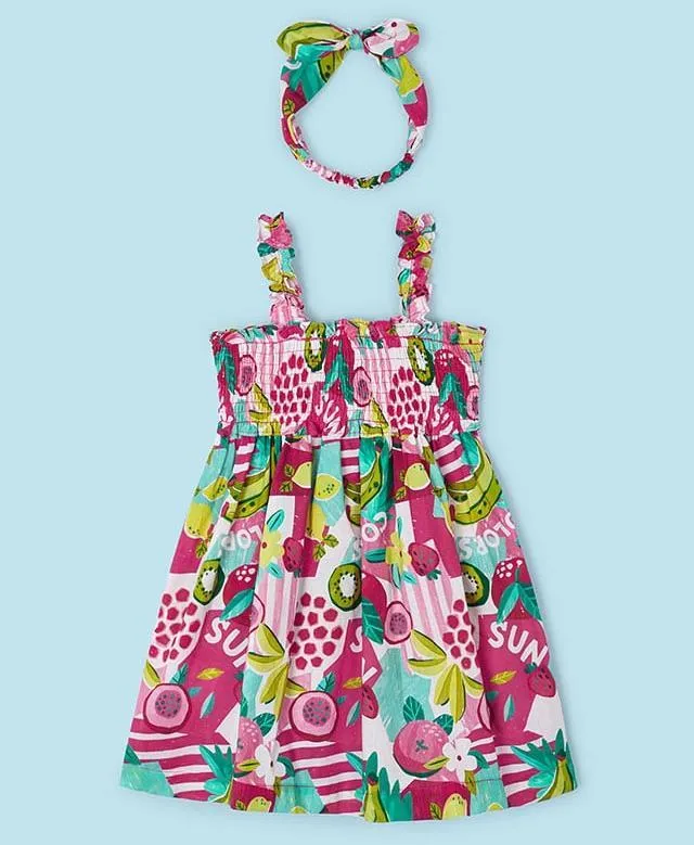 Vestido niña con diadema Mayoral