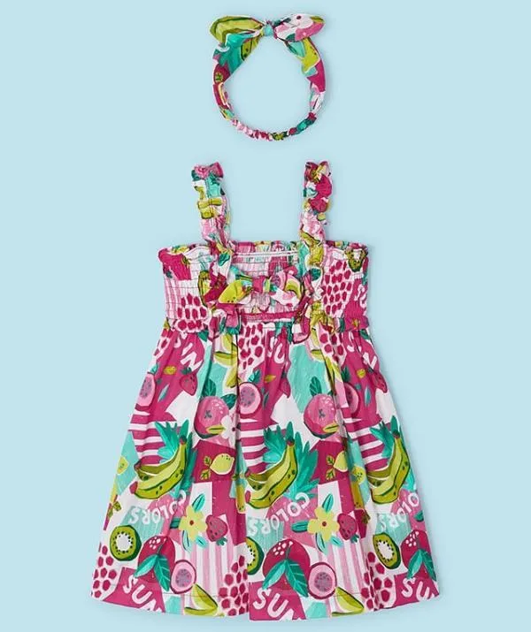 Vestido niña con diadema Mayoral