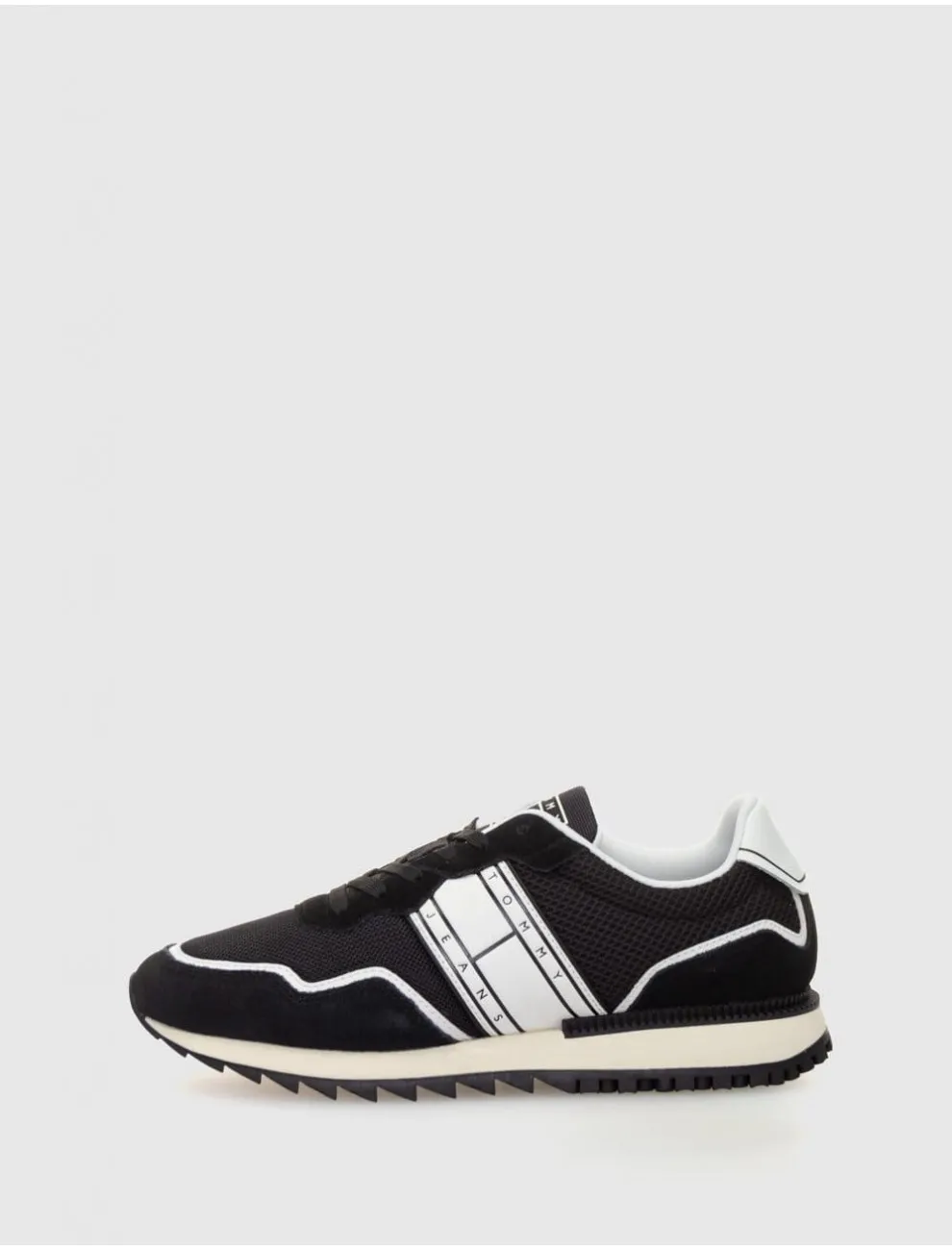 Zapatilla Tommy Hilfiger Tjm Runner Mix Material Negro