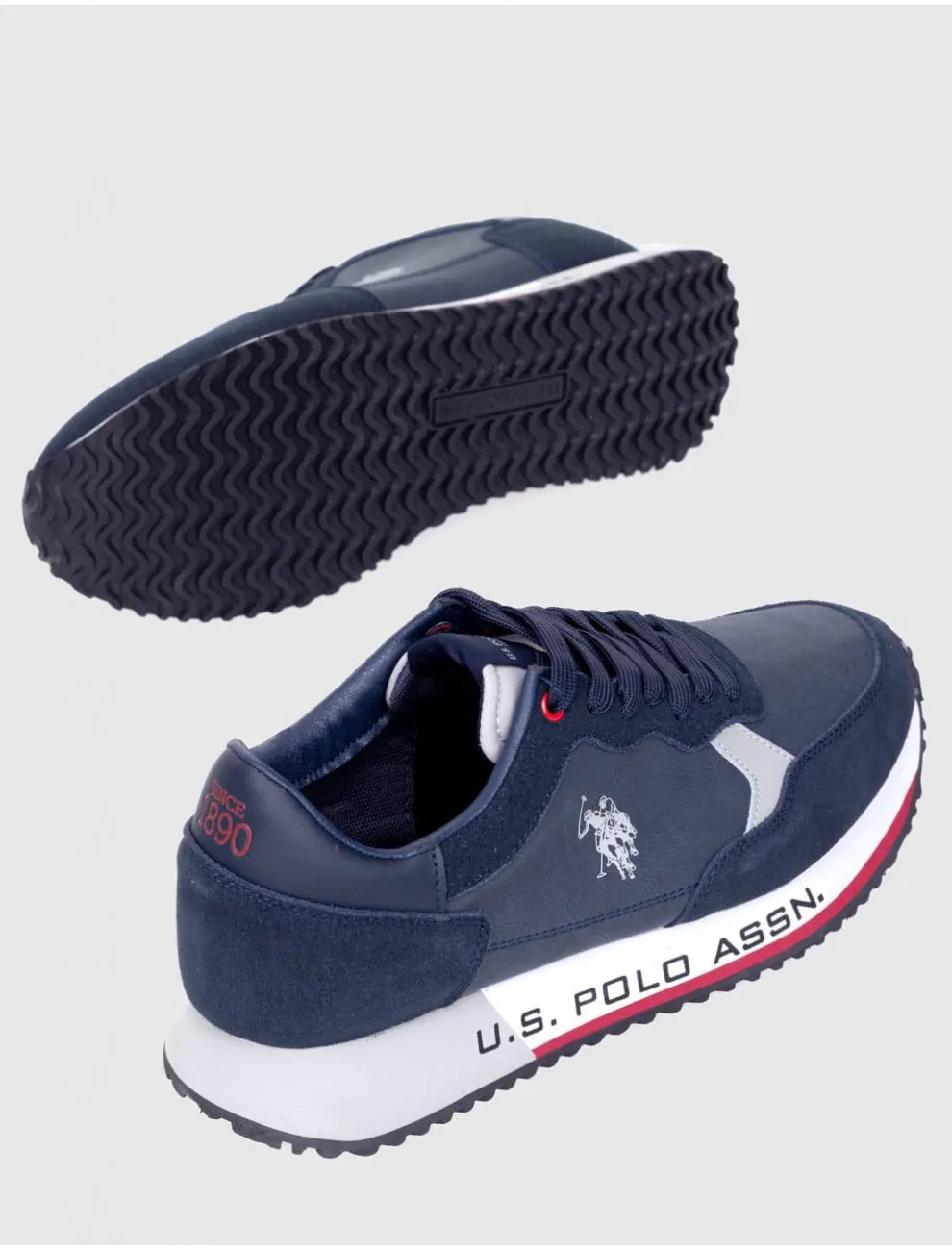 Zapatilla Us Polo Assn Cleef005m Marino