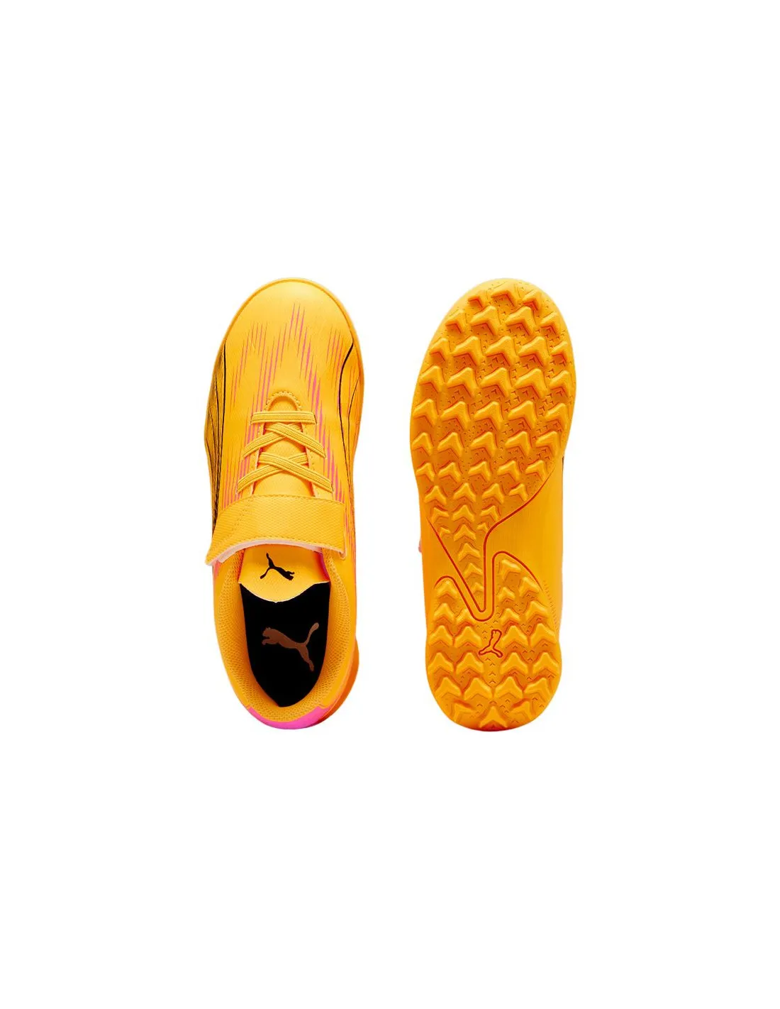 Zapatillas de fútbol sala Puma ULTRA PLAY V Naranja Infantil