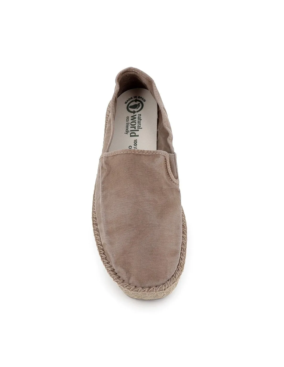 Zapato ecológico hombre yute beige Natural World