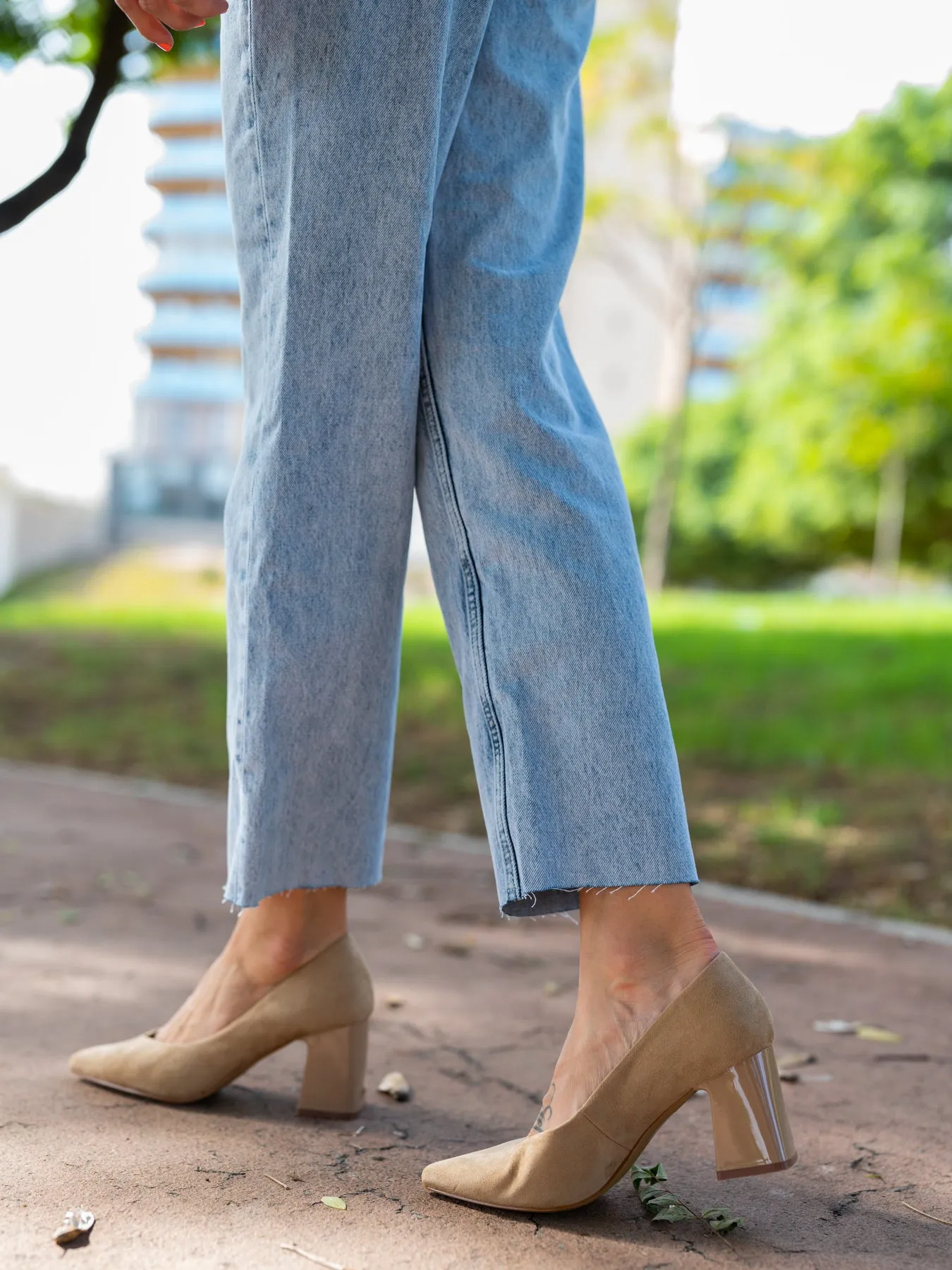 Zapato Tacón Hada Camel