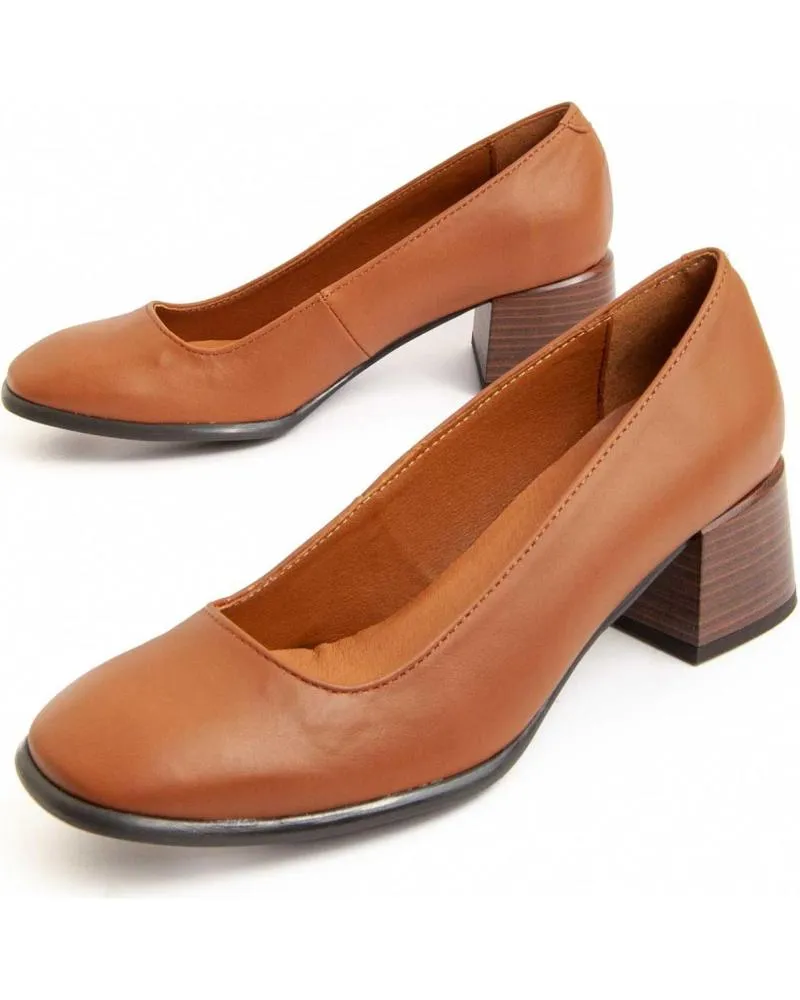 Zapatos de tacón PURAPIEL  de Mujer PURAHEEL  BROWN