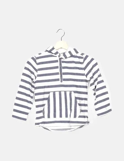 ZY Camisa rayas con capucha